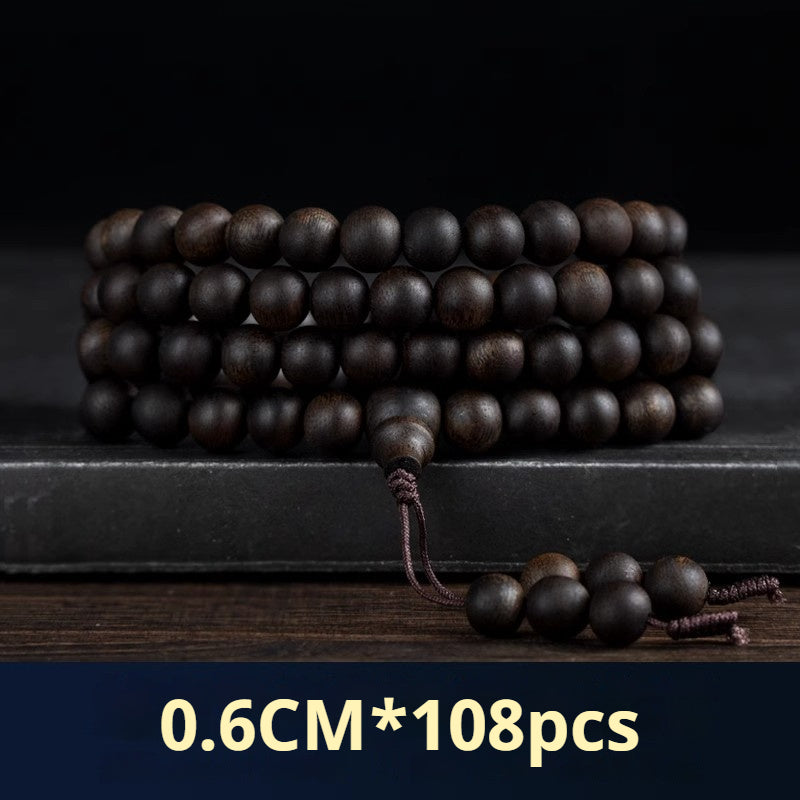 Authentic Nha Trang Qinan agarwood grade bracelet and 108 men's and women's bracelet rosary beads AB2563
