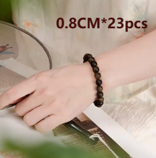 Authentic Nha Trang Qinan agarwood grade bracelet and 108 men's and women's bracelet rosary beads AB2563