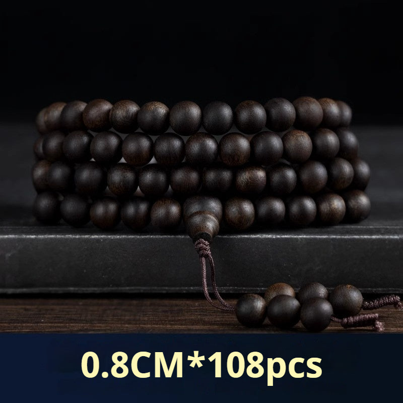 Authentic Nha Trang Qinan agarwood grade bracelet and 108 men's and women's bracelet rosary beads AB2563